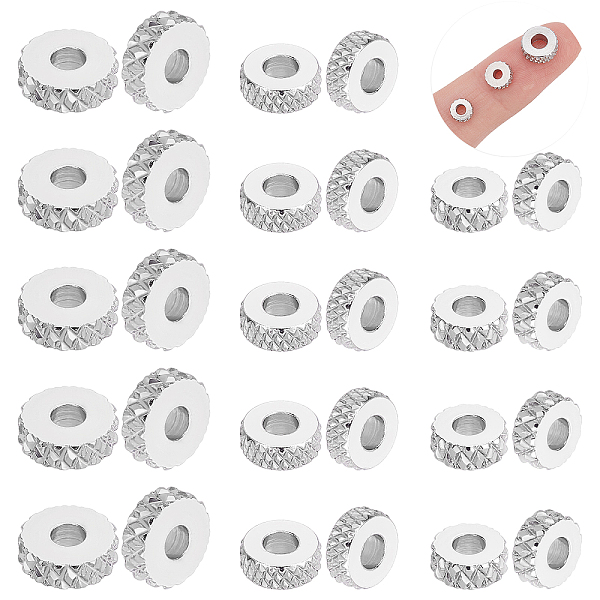 PandaHall UNICRAFTALE About 60Pcs 3 Styles 5/6/8mm Stainless Steel Spacer Beads Flat Round with Diamond Texture Beads Metal Spacer Bead...
PandaHall UNICRAFTALE About 60Pcs 3 Styles 5/6/8mm Stainless Steel Spacer Beads Flat Round with Diamond Texture Beads Metal Spacer Bead...