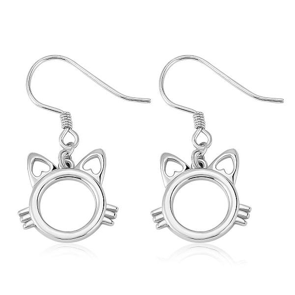 PandaHall Women Cat Stud Earrings Simple Dangle Earrings Cute Animal Kitten Cat Face Earrings Rhodium Plated Sterling Silver Earrings Stud...
PandaHall Women Cat Stud Earrings Simple Dangle Earrings Cute Animal Kitten Cat Face Earrings Rhodium Plated Sterling Silver Earrings Stud...