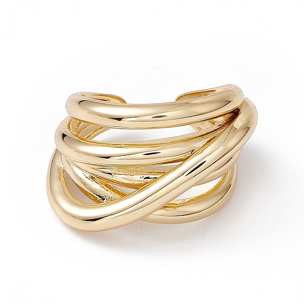 PandaHall Rack Plating Brass Multi Circle Criss Cross Open Cuff Ring for Women, Cadmium Free & Nickel Free & Lead Free, Real 18K Gold Plated...
PandaHall Rack Plating Brass Multi Circle Criss Cross Open Cuff Ring for Women, Cadmium Free & Nickel Free & Lead Free, Real 18K Gold Plated...