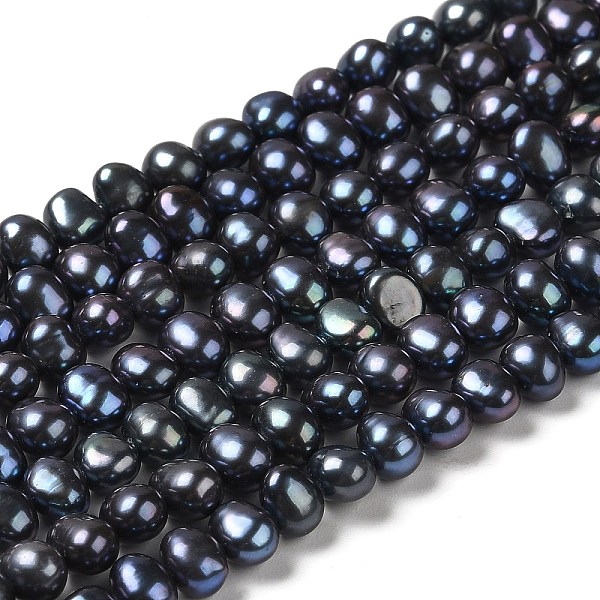 PandaHall Natural Cultured Freshwater Pearl Beads Strands, Dyed, Two Sides Polished, Grade 5A, Black, 4.5~5x5~5.5x4~4.5mm, Hole: 0.5mm...
PandaHall Natural Cultured Freshwater Pearl Beads Strands, Dyed, Two Sides Polished, Grade 5A, Black, 4.5~5x5~5.5x4~4.5mm, Hole: 0.5mm...