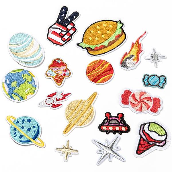 PandaHall Computerized Embroidery Cloth Iron on/Sew on Patches, Appliques, Costume Accessories, Mixed Shapes, Mixed Color..., Multicolor
PandaHall Computerized Embroidery Cloth Iron on/Sew on Patches, Appliques, Costume Accessories, Mixed Shapes, Mixed Color..., Multicolor