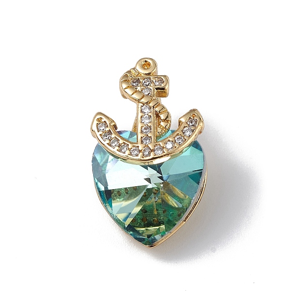 PandaHall Real 18K Gold Plated Rack Plating Brass Micro Pave Clear Cubic Zirconia Pendants, with Glass, Long-Lasting Plated, Cadmium Free &...
PandaHall Real 18K Gold Plated Rack Plating Brass Micro Pave Clear Cubic Zirconia Pendants, with Glass, Long-Lasting Plated, Cadmium Free &...