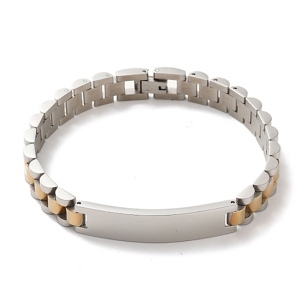 PandaHall 304 Stainless Steel Bracelets, Watch Band Men's Bracelets, Mixed Style, Golden & Stainless Steel Color, 200x10mm 304 Stainless...
PandaHall 304 Stainless Steel Bracelets, Watch Band Men's Bracelets, Mixed Style, Golden & Stainless Steel Color, 200x10mm 304 Stainless...