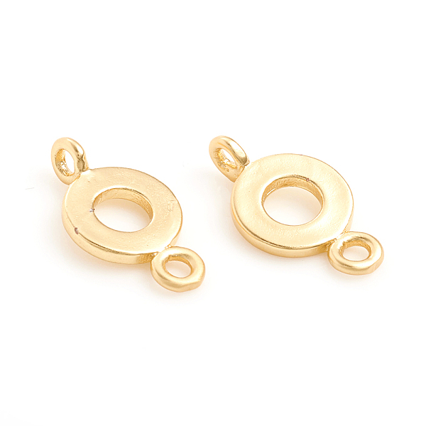 PandaHall Brass Links connectors, Long-Lasting Plated, Matte Style, Round Ring, Real 14K Gold Plated, 15x8x1mm, Hole: 1.5mm Brass Ring
PandaHall Brass Links connectors, Long-Lasting Plated, Matte Style, Round Ring, Real 14K Gold Plated, 15x8x1mm, Hole: 1.5mm Brass Ring