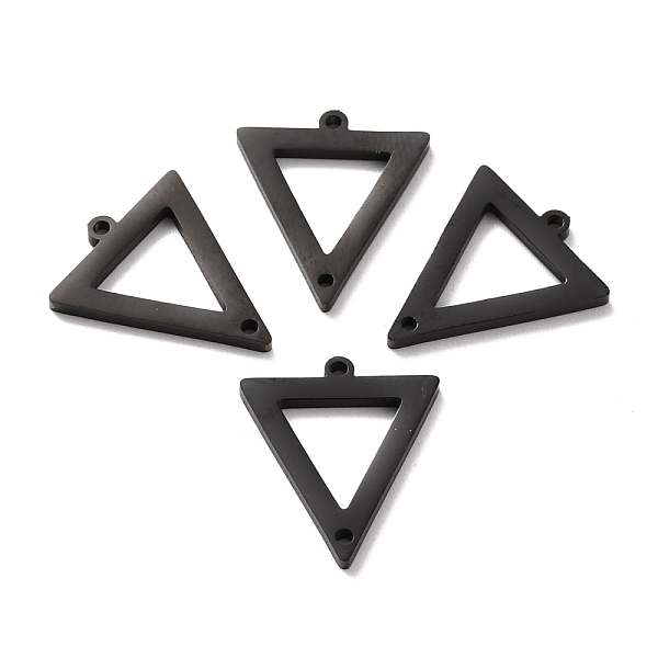 PandaHall 304 Stainless Steel Link Connectors, Triangle, Electrophoresis Black, 18x15.5x1.5mm, Hole: 1.2mm 304 Stainless Steel Triangle
PandaHall 304 Stainless Steel Link Connectors, Triangle, Electrophoresis Black, 18x15.5x1.5mm, Hole: 1.2mm 304 Stainless Steel Triangle