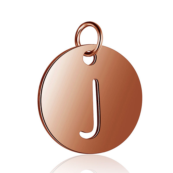 PandaHall 304 Stainless Steel Charms, Flat Round with Letter, Rose Gold, Letter.J, 12x1mm, Hole: 2.5mm 304 Stainless Steel Letter J
PandaHall 304 Stainless Steel Charms, Flat Round with Letter, Rose Gold, Letter.J, 12x1mm, Hole: 2.5mm 304 Stainless Steel Letter J