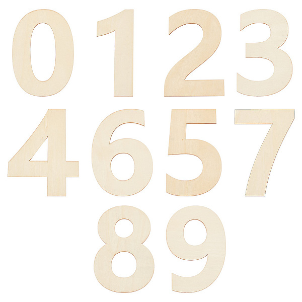 PandaHall 1 Set 0-9 Large Wood Number, Unfinished Wood Cutouts Unfinished Wood Number for Home Wall Decor DIY Crafts Painting Wedding...
PandaHall 1 Set 0-9 Large Wood Number, Unfinished Wood Cutouts Unfinished Wood Number for Home Wall Decor DIY Crafts Painting Wedding...