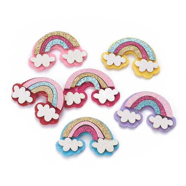 PandaHall Non Woven Fabric Cabochons, with Paillette/Sequins, Rainbow, Mixed Color, 36x53x4mm Fibre Multicolor
PandaHall Non Woven Fabric Cabochons, with Paillette/Sequins, Rainbow, Mixed Color, 36x53x4mm Fibre Multicolor
