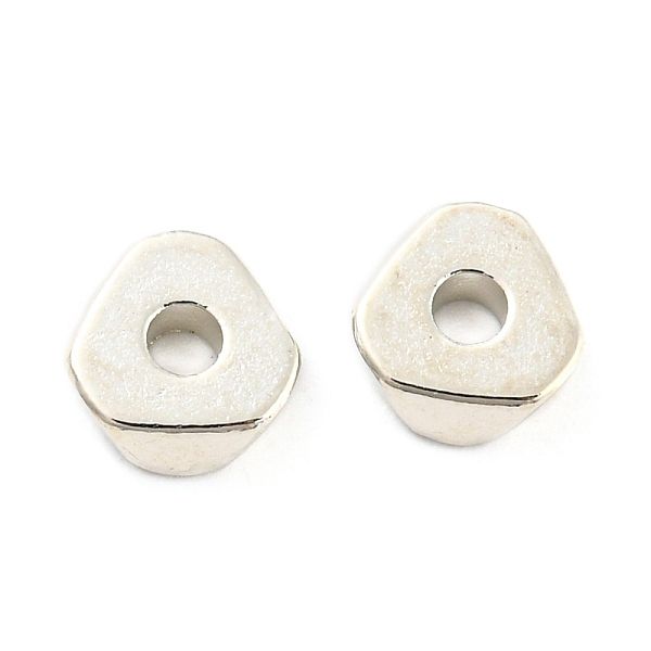 PandaHall CCB Plastic Beads, Triangle, Platinum, 6.5x6.5x2mm, Hole: 1.8mm Plastic Triangle
PandaHall CCB Plastic Beads, Triangle, Platinum, 6.5x6.5x2mm, Hole: 1.8mm Plastic Triangle