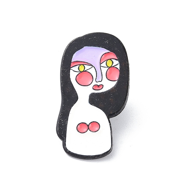 PandaHall Zinc Alloy Brooches, Enamel Pins, for Backpack Cloth, Abstract Face, Black, 30x16x1.5mm Alloy Human Black
PandaHall Zinc Alloy Brooches, Enamel Pins, for Backpack Cloth, Abstract Face, Black, 30x16x1.5mm Alloy Human Black