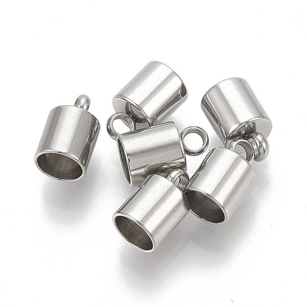 PandaHall 201 Stainless Steel Cord Ends, End Caps, Column, Stainless Steel Color, 9x5mm, Hole: 2mm, Inner Diameter: 4mm 201 Stainless Steel
PandaHall 201 Stainless Steel Cord Ends, End Caps, Column, Stainless Steel Color, 9x5mm, Hole: 2mm, Inner Diameter: 4mm 201 Stainless Steel