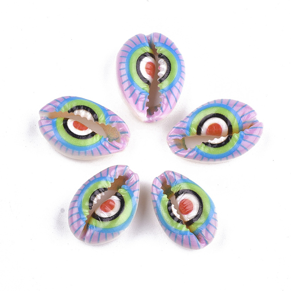 PandaHall Printed Cowrie Shell Beads, No Hole/Undrilled, Pearl Pink, 20~25x13~17x7~8mm Cowrie Shell Shell Shape Pink
PandaHall Printed Cowrie Shell Beads, No Hole/Undrilled, Pearl Pink, 20~25x13~17x7~8mm Cowrie Shell Shell Shape Pink