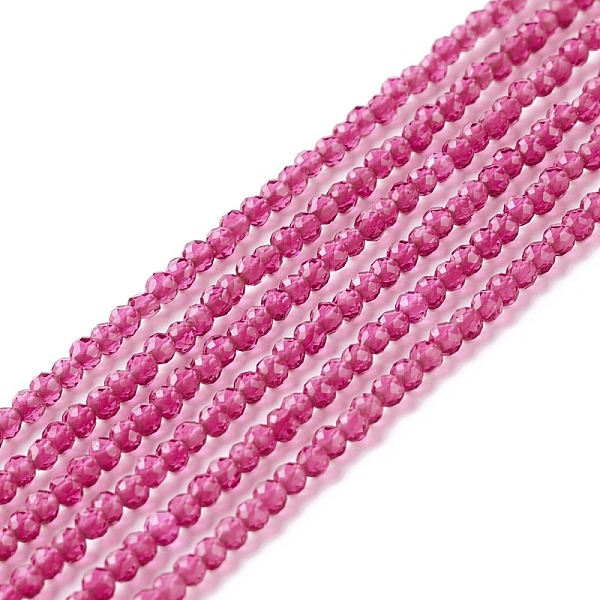 PandaHall Transparent Glass Beads Strands, Faceted, Round, Hot Pink, 2mm, Hole: 0.6mm, about 182~201pcs/strand, 14.57~15.24 inch((37~38.7cm)...
PandaHall Transparent Glass Beads Strands, Faceted, Round, Hot Pink, 2mm, Hole: 0.6mm, about 182~201pcs/strand, 14.57~15.24 inch((37~38.7cm)...