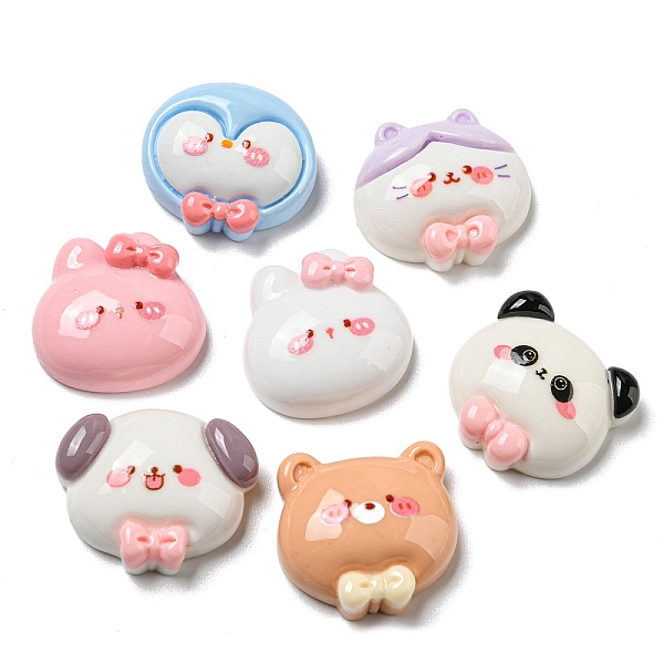 PandaHall Opaque Resin Decoden Cabochons, for Jewelry Making, Penguin/Rabbit/Dog, Mixed Shapes, 18~19x19~23x7~8mm Resin Mixed Shapes..., Multicolor
PandaHall Opaque Resin Decoden Cabochons, for Jewelry Making, Penguin/Rabbit/Dog, Mixed Shapes, 18~19x19~23x7~8mm Resin Mixed Shapes..., Multicolor