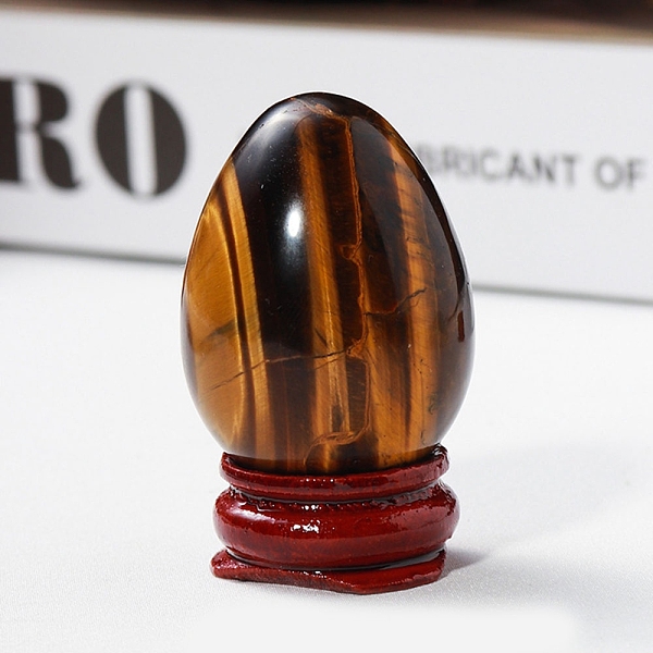 PandaHall Easter Raw Natural Tiger Eye Egg Display Decorations, Wood Base Reiki Stones Statues for Home Office Decorations, 40x25mm Tiger...
PandaHall Easter Raw Natural Tiger Eye Egg Display Decorations, Wood Base Reiki Stones Statues for Home Office Decorations, 40x25mm Tiger...