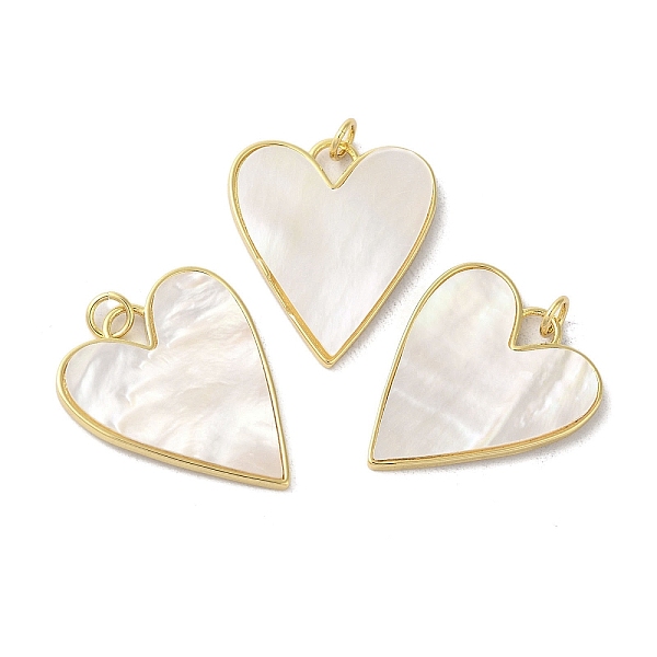 PandaHall Rack Plating Brass Pave Shell Pendants, Heart Charms with Jump Rings, Real 18K Gold Plated, Long-Lasting Plated, Cadmium Free &...
PandaHall Rack Plating Brass Pave Shell Pendants, Heart Charms with Jump Rings, Real 18K Gold Plated, Long-Lasting Plated, Cadmium Free &...