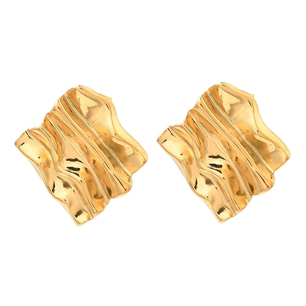 PandaHall 304 Stainless Steel Stud Earrings for Women, Twist Rectangle, Real 18K Gold Plated, 26.5x26mm 304 Stainless Steel Rectangle
PandaHall 304 Stainless Steel Stud Earrings for Women, Twist Rectangle, Real 18K Gold Plated, 26.5x26mm 304 Stainless Steel Rectangle