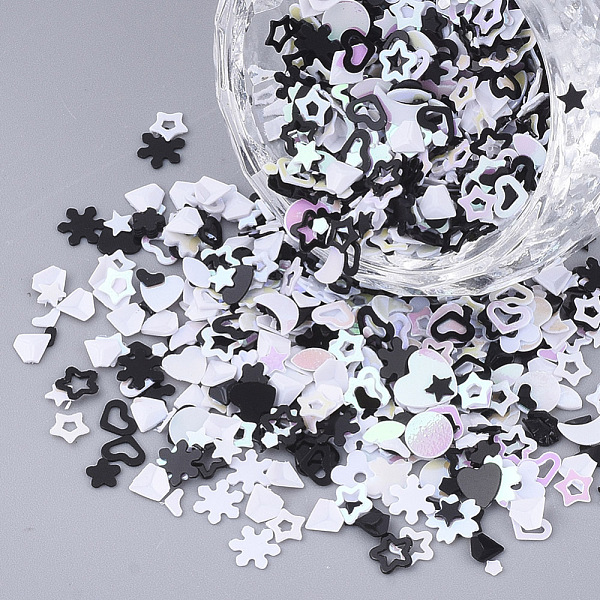 PandaHall Ornament Accessories, PVC Plastic Paillette/Sequins Beads, No Hole/Undrilled Beads, Mixed Shapes, Mixed Color..., Multicolor
PandaHall Ornament Accessories, PVC Plastic Paillette/Sequins Beads, No Hole/Undrilled Beads, Mixed Shapes, Mixed Color..., Multicolor