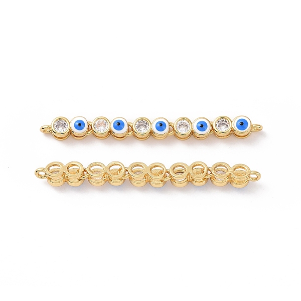 PandaHall Flat Round with Evil Eye Pattern Brass Micro Pave Clear Cubic Zirconia Enamel Connector Charms, Real 18K Gold Plated, Cadmium Free..., White
PandaHall Flat Round with Evil Eye Pattern Brass Micro Pave Clear Cubic Zirconia Enamel Connector Charms, Real 18K Gold Plated, Cadmium Free..., White