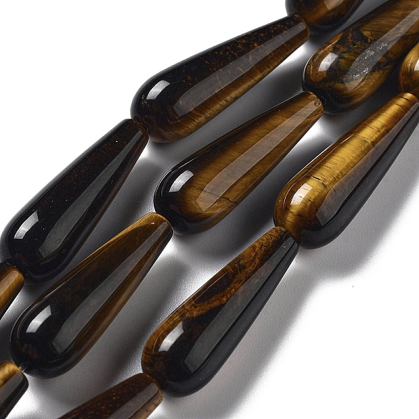 PandaHall Natural Tiger Eye Beads Strands, Teardrop, 30~30.5x10~10.5mm, Hole: 1.4mm, about 6pcs/strand, 7.13~7.20 inch(18.1~18.3cm) Tiger...
PandaHall Natural Tiger Eye Beads Strands, Teardrop, 30~30.5x10~10.5mm, Hole: 1.4mm, about 6pcs/strand, 7.13~7.20 inch(18.1~18.3cm) Tiger...