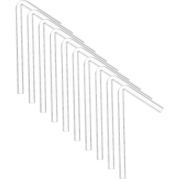 PandaHall Transparent Glass Tube, 60 Degree Glass Delivery Tube, Double-pass Connector Tube, Clear, 102x50x7mm, Hole: 4mm, 10pcs/set Glass...
PandaHall Transparent Glass Tube, 60 Degree Glass Delivery Tube, Double-pass Connector Tube, Clear, 102x50x7mm, Hole: 4mm, 10pcs/set Glass...