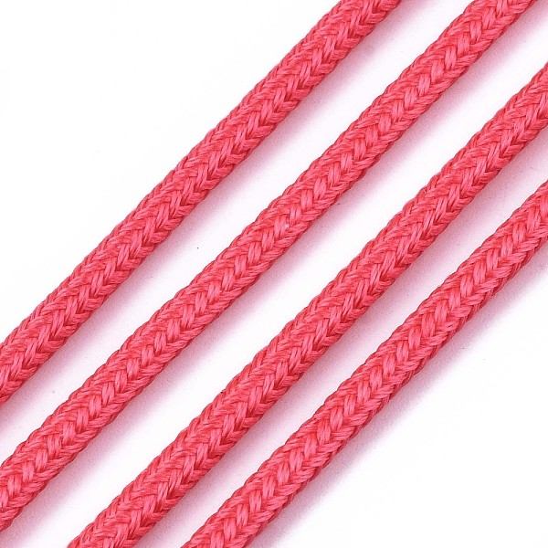 PandaHall Luminous Polyester Braided Cords, Cerise, 3mm, about 100yard/bundle(91.44m/bundle) Polyester Red
PandaHall Luminous Polyester Braided Cords, Cerise, 3mm, about 100yard/bundle(91.44m/bundle) Polyester Red