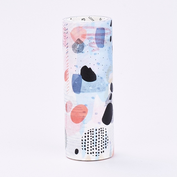 PandaHall DIY Scrapbook Decorative Adhesive Tapes, with Spool, Colorful, 100mm, about 5m/roll Paper
PandaHall DIY Scrapbook Decorative Adhesive Tapes, with Spool, Colorful, 100mm, about 5m/roll Paper