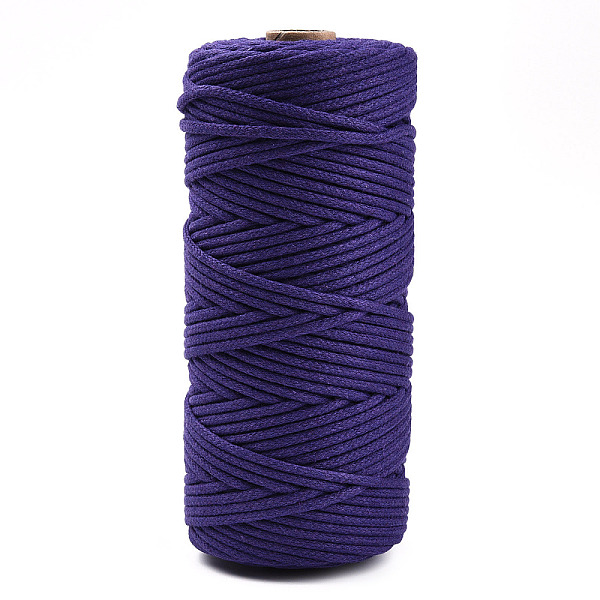 PandaHall Cotton String Threads, Macrame Cord, Decorative String Threads, for DIY Crafts, Gift Wrapping and Jewelry Making, Indigo, 3mm..., Purple
PandaHall Cotton String Threads, Macrame Cord, Decorative String Threads, for DIY Crafts, Gift Wrapping and Jewelry Making, Indigo, 3mm..., Purple