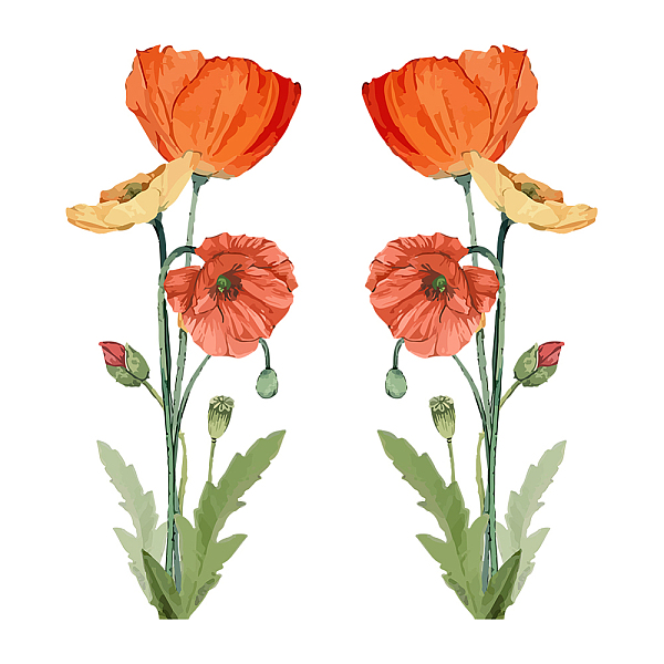 PandaHall PVC Wall Stickers, Wall Decoration, Flower, 900x390mm, 2pcs/set PVC Flower
PandaHall PVC Wall Stickers, Wall Decoration, Flower, 900x390mm, 2pcs/set PVC Flower