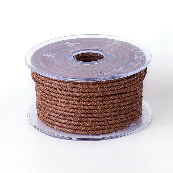PandaHall Braided Cowhide Cord, Leather Jewelry Cord, Jewelry DIY Making Material, Sienna, 3mm, about 5.46 yards(5m)/roll Cowhide Round..., Brown
PandaHall Braided Cowhide Cord, Leather Jewelry Cord, Jewelry DIY Making Material, Sienna, 3mm, about 5.46 yards(5m)/roll Cowhide Round..., Brown