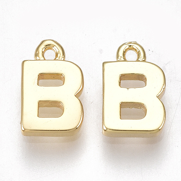 PandaHall Brass Charms, Letter, Real 18K Gold Plated, Letter.B, 8.5x5x1.5mm, mm, Hole: 0.8mm Brass Letter
PandaHall Brass Charms, Letter, Real 18K Gold Plated, Letter.B, 8.5x5x1.5mm, mm, Hole: 0.8mm Brass Letter