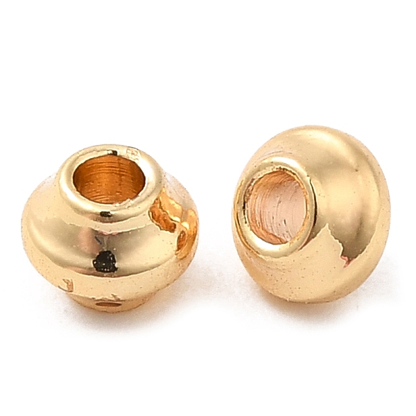 PandaHall Brass Spacer Beads, Rondelle, Real 18K Gold Plated, 4x3mm, Hole: 1.5x1.8mm Brass Rondelle
PandaHall Brass Spacer Beads, Rondelle, Real 18K Gold Plated, 4x3mm, Hole: 1.5x1.8mm Brass Rondelle