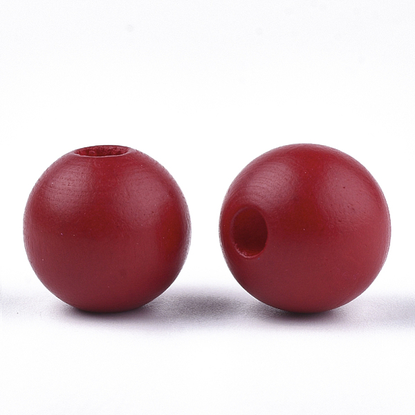 PandaHall Painted Natural Wood European Beads, Large Hole Beads, Round, Red, 16x15mm, Hole: 4mm Wood Round Red
PandaHall Painted Natural Wood European Beads, Large Hole Beads, Round, Red, 16x15mm, Hole: 4mm Wood Round Red