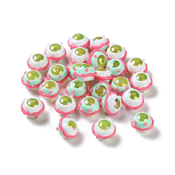 PandaHall Opaque Acrylic Beads, with Enamel, Aquamarine, 14~15x18~20x18~20mm, Hole: 2~3mm Acrylic Others Green
PandaHall Opaque Acrylic Beads, with Enamel, Aquamarine, 14~15x18~20x18~20mm, Hole: 2~3mm Acrylic Others Green
