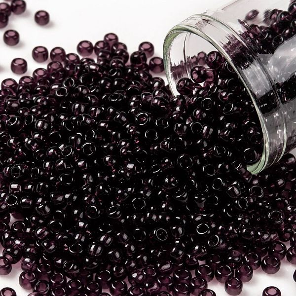 PandaHall TOHO Round Seed Beads, Japanese Seed Beads, (6C) Transparent Amethyst, 8/0, 3mm, Hole: 1mm, about 1111pcs/50g Glass Purple
PandaHall TOHO Round Seed Beads, Japanese Seed Beads, (6C) Transparent Amethyst, 8/0, 3mm, Hole: 1mm, about 1111pcs/50g Glass Purple