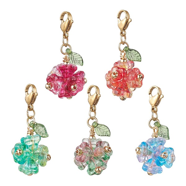 PandaHall 5Pcs Flower Acrylic & Glass Pendant Decorations, Lobster Claw Clasps Ornaments for Bag Key Chain, Mixed Color, 35mm Acrylic Flower..., Multicolor
PandaHall 5Pcs Flower Acrylic & Glass Pendant Decorations, Lobster Claw Clasps Ornaments for Bag Key Chain, Mixed Color, 35mm Acrylic Flower..., Multicolor