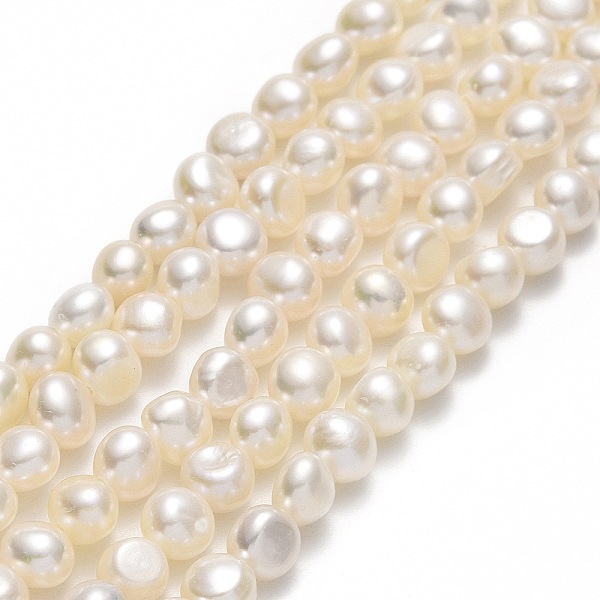 PandaHall Natural Cultured Freshwater Pearl Beads Strands, Two Sides Polished, Linen, 5.5~6x4~4.5x5mm, Hole: 0.7mm, about 70pcs/strand..., Brown
PandaHall Natural Cultured Freshwater Pearl Beads Strands, Two Sides Polished, Linen, 5.5~6x4~4.5x5mm, Hole: 0.7mm, about 70pcs/strand..., Brown