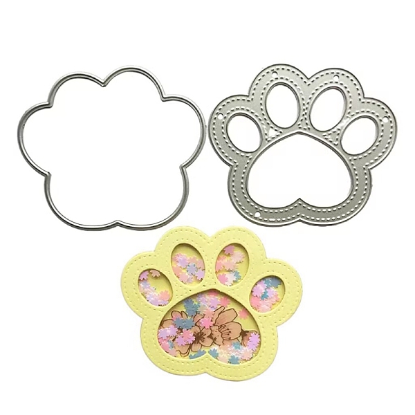 PandaHall Carbon Steel Cutting Dies Stencils, for DIY Scrapbooking, Photo Album, Decorative Embossing Paper Card, Paw Print, 66x76mm...
PandaHall Carbon Steel Cutting Dies Stencils, for DIY Scrapbooking, Photo Album, Decorative Embossing Paper Card, Paw Print, 66x76mm...