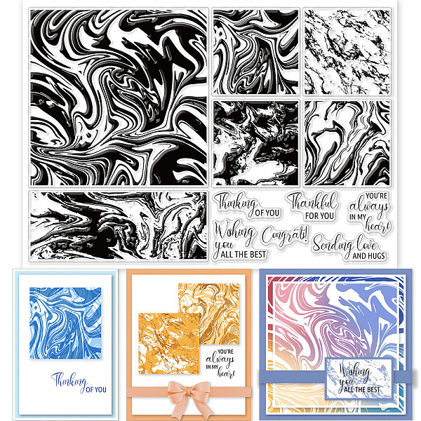 PandaHall GLOBLELAND Marble Texture Clear Stamps Marble Background Silicone Clear Stamp Seals for Cards Making DIY Scrapbooking Photo...
PandaHall GLOBLELAND Marble Texture Clear Stamps Marble Background Silicone Clear Stamp Seals for Cards Making DIY Scrapbooking Photo...