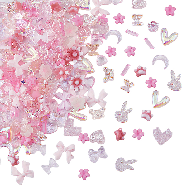 PandaHall HOBBIESAY Resin Cabochons, Nail Art Decoration Accessories, Mixed Shapes, Pink, 6.5~8.5x6~11.5x1~2.5mm, 4 bags/box Resin Mixed...
PandaHall HOBBIESAY Resin Cabochons, Nail Art Decoration Accessories, Mixed Shapes, Pink, 6.5~8.5x6~11.5x1~2.5mm, 4 bags/box Resin Mixed...