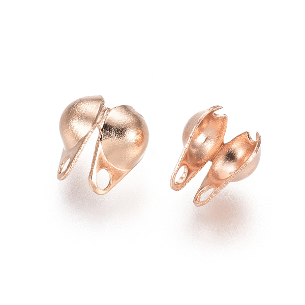 PandaHall 304 Stainless Steel Bead Tips, Calotte Ends, Clamshell Knot Cover, Rose Gold, 6x4x3mm, Hole: 1mm 304 Stainless Steel
PandaHall 304 Stainless Steel Bead Tips, Calotte Ends, Clamshell Knot Cover, Rose Gold, 6x4x3mm, Hole: 1mm 304 Stainless Steel
