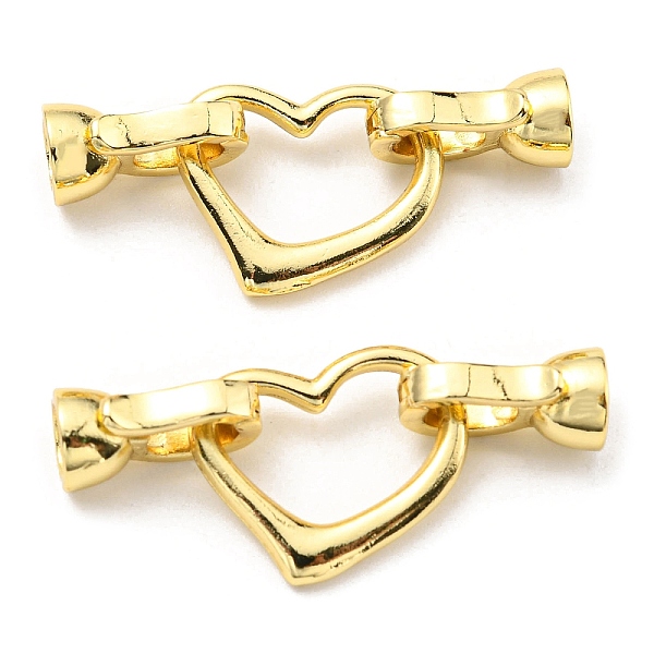 PandaHall Rack Plating Eco-Friendly Brass Fold Over Clasps, Lead Free & Cadmium Free, Heart, Real 18K Gold Plated, 34mm, Heart: 14x16x2mm...
PandaHall Rack Plating Eco-Friendly Brass Fold Over Clasps, Lead Free & Cadmium Free, Heart, Real 18K Gold Plated, 34mm, Heart: 14x16x2mm...