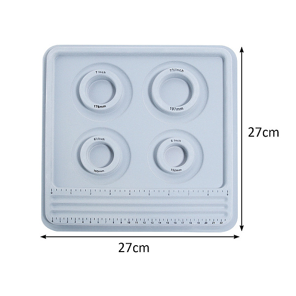 PandaHall Plastic Bracelet Design Board with Flocking, Beads Trays, Square, Light Blue, 27x27cm Plastic
PandaHall Plastic Bracelet Design Board with Flocking, Beads Trays, Square, Light Blue, 27x27cm Plastic