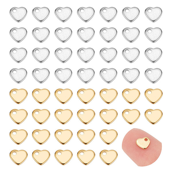 PandaHall UNICRAFTALE about 100pcs 2 Colors Flat Heart Charm Tiny Love Pendant Stainless Steel Charm Hypoallergenic Metal Charm 1mm Small...
PandaHall UNICRAFTALE about 100pcs 2 Colors Flat Heart Charm Tiny Love Pendant Stainless Steel Charm Hypoallergenic Metal Charm 1mm Small...