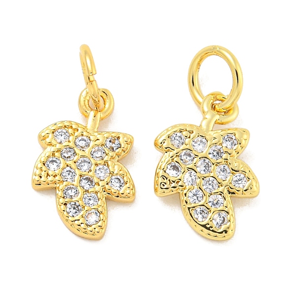 PandaHall Rack Plating Brass Micro Pave Clear Cubic Zirconia Pendants, Long-Lasting Plated, with Jump Rings, Lead Free & Cadmium Free, Leaf...
PandaHall Rack Plating Brass Micro Pave Clear Cubic Zirconia Pendants, Long-Lasting Plated, with Jump Rings, Lead Free & Cadmium Free, Leaf...