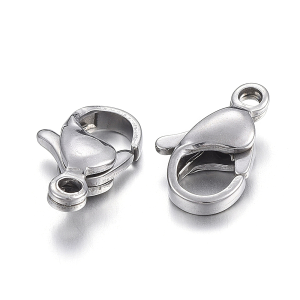 PandaHall 304 Stainless Steel Lobster Claw Clasps, Parrot Trigger Clasps, Stainless Steel Color, 12x7.5x3.5mm, Hole: 1.4mm 304 Stainless...
PandaHall 304 Stainless Steel Lobster Claw Clasps, Parrot Trigger Clasps, Stainless Steel Color, 12x7.5x3.5mm, Hole: 1.4mm 304 Stainless...