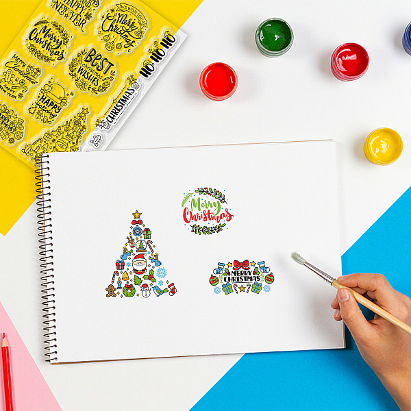 PandaHall GLOBLELAND Christmas Greeting Words Clear Stamps Xmas Gift Snowflake Tree Silicone Clear Stamp Seals for Cards Making DIY...
PandaHall GLOBLELAND Christmas Greeting Words Clear Stamps Xmas Gift Snowflake Tree Silicone Clear Stamp Seals for Cards Making DIY...