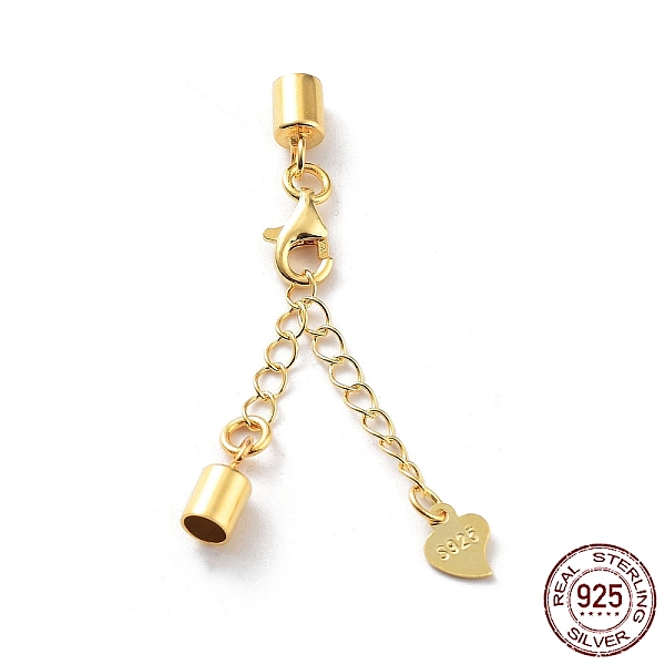 PandaHall 925 Sterling Silver Curb Chain Extender, End Chains with Lobster Claw Clasps and Cord Ends, Heart Chain Tabs, with S925 Stamp...
PandaHall 925 Sterling Silver Curb Chain Extender, End Chains with Lobster Claw Clasps and Cord Ends, Heart Chain Tabs, with S925 Stamp...