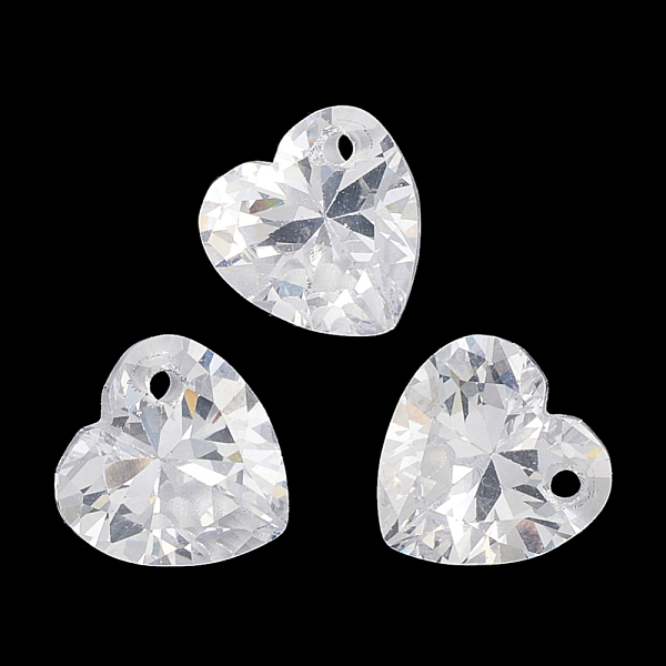 PandaHall Cubic Zirconia Charms, Faceted, Heart, Clear, 8x8x4.5mm, Hole: 1mm Cubic Zirconia Heart Clear
PandaHall Cubic Zirconia Charms, Faceted, Heart, Clear, 8x8x4.5mm, Hole: 1mm Cubic Zirconia Heart Clear