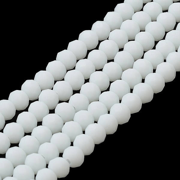PandaHall Glass Beads Strands, Faceted, Frosted, Rondelle, White, 8mm, Hole: 1mm, about 63~65pcs/strand, 39~40cm Glass Rondelle White
PandaHall Glass Beads Strands, Faceted, Frosted, Rondelle, White, 8mm, Hole: 1mm, about 63~65pcs/strand, 39~40cm Glass Rondelle White